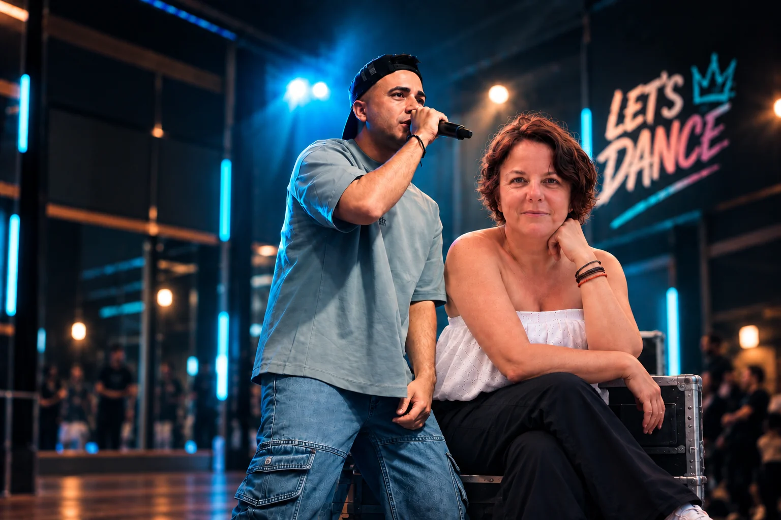 Beatriz e Iván, madre e hijo, fundadores de Let's Dance